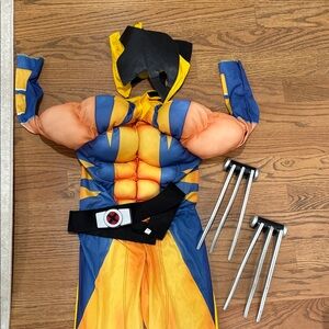 Kids Superhero Wolverine Costume with Claws